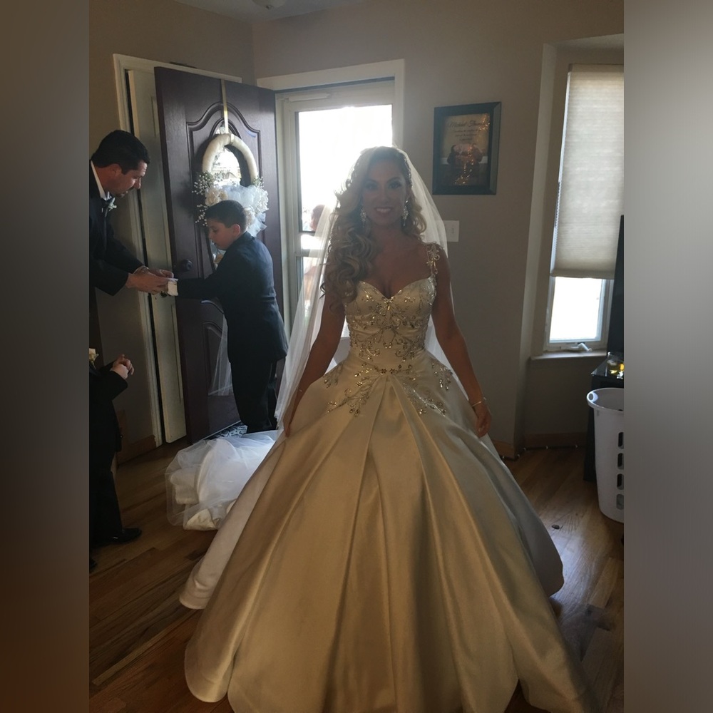 Custom Pnina Tornai Wedding Ballgown! - Picture 2 of 6